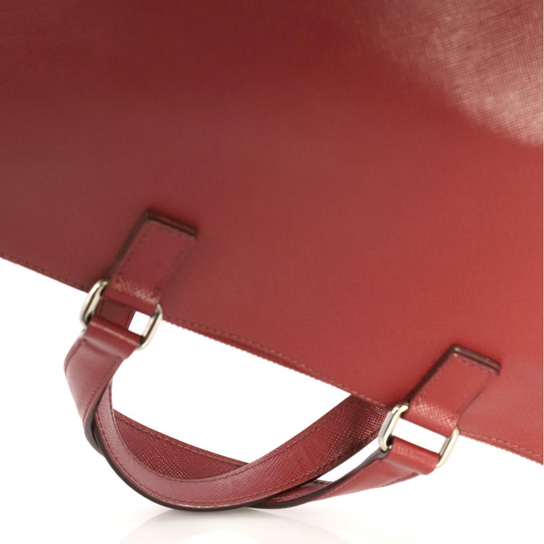 Prada Travel Briefcase Saffiano Leather at 1stDibs