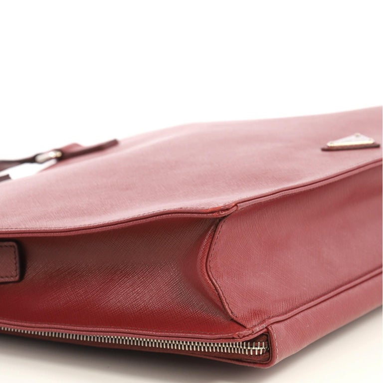 Prada Travel Briefcase Saffiano Leather at 1stDibs