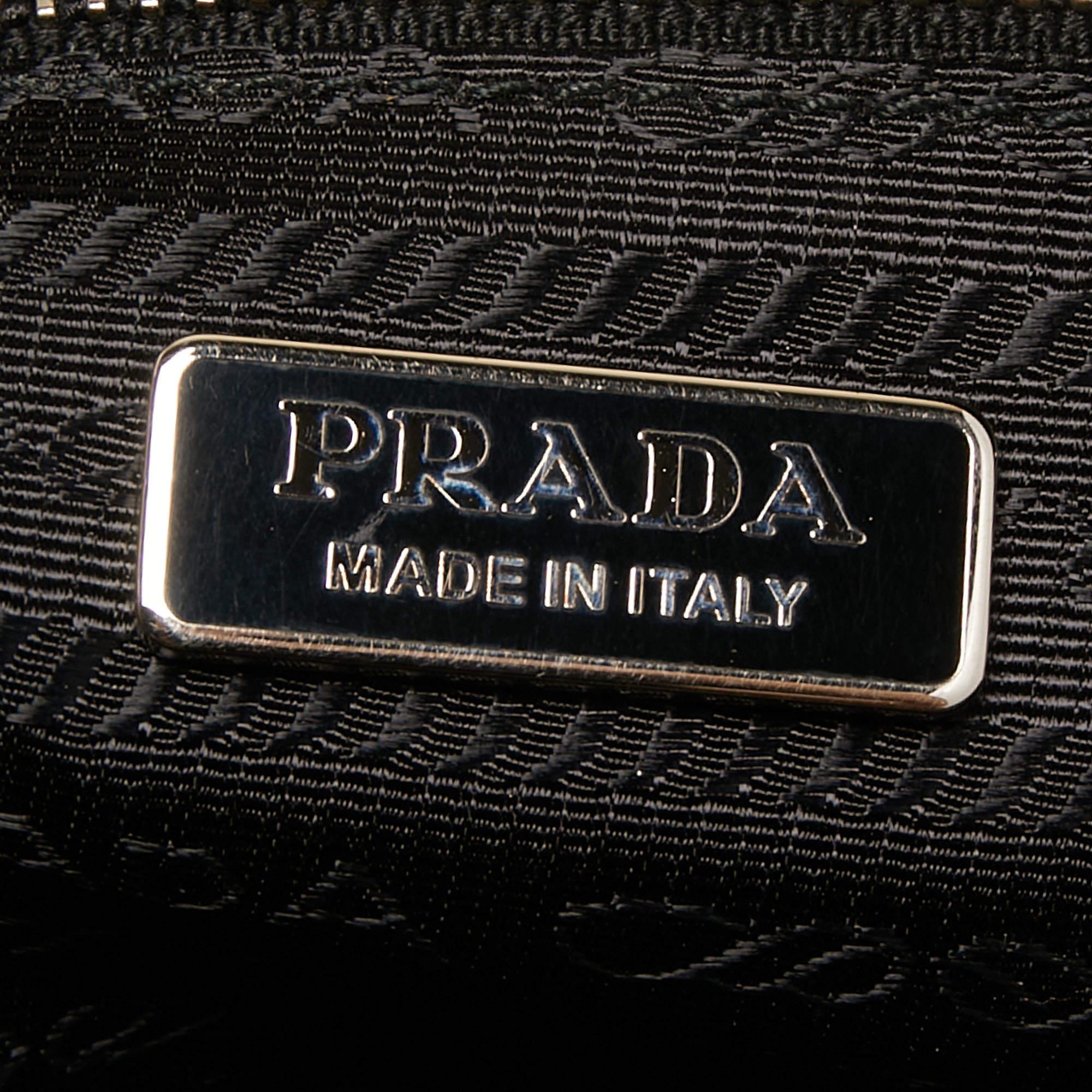 Prada Tri Color Perforated Leather City Fori Chain Bag 6
