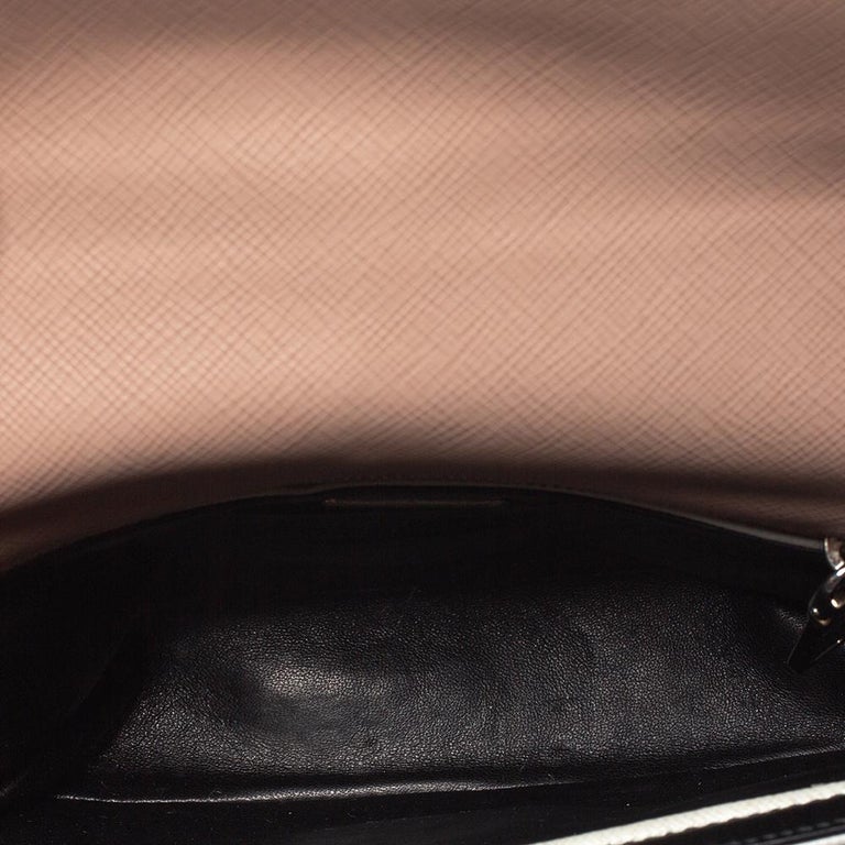 Prada Tri Color Saffiano Lux Leather Mini Sound Crossbody Bag Prada