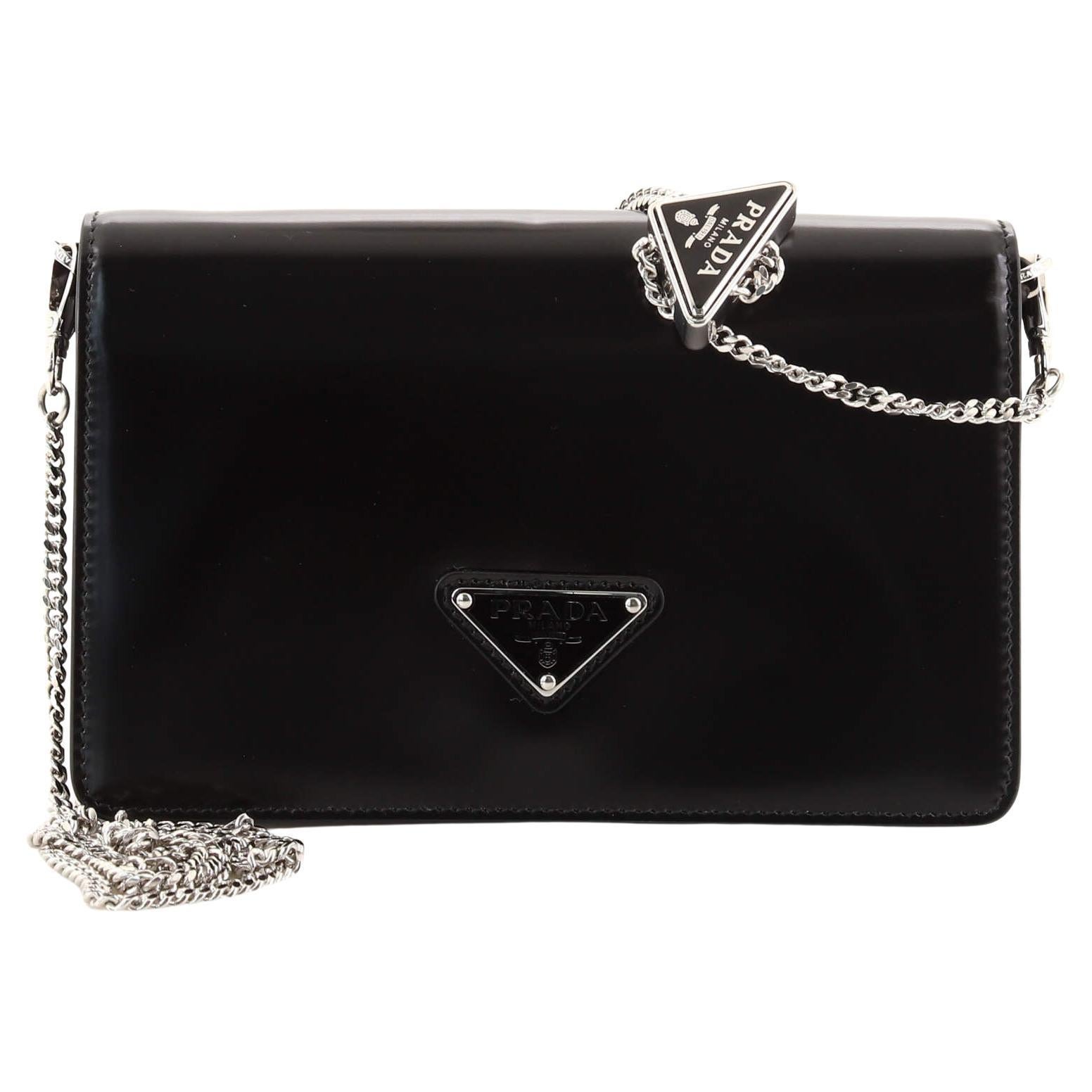 Prada flap shoulder clearance bag