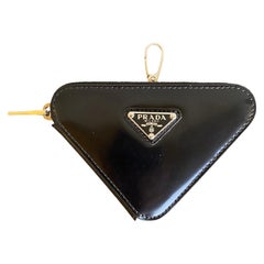 Prada Trick pelle black leather accessorie