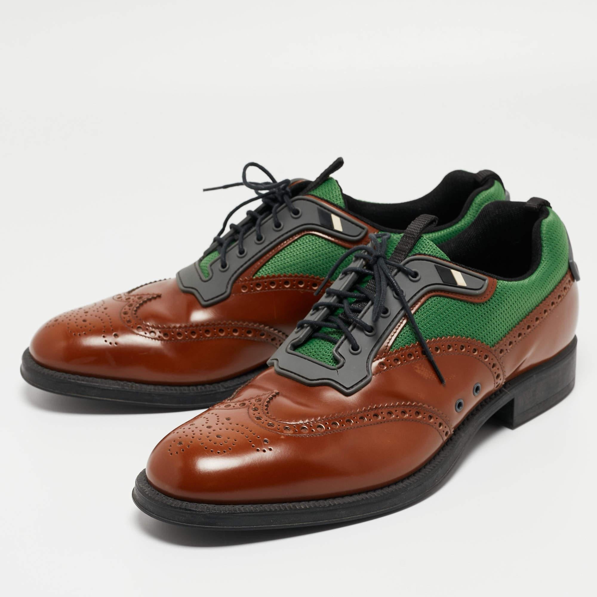 Designed to elevate your style quotient and give you comfort at the same time, these Prada oxfords are crafted using the best materials. Invest in them today.

