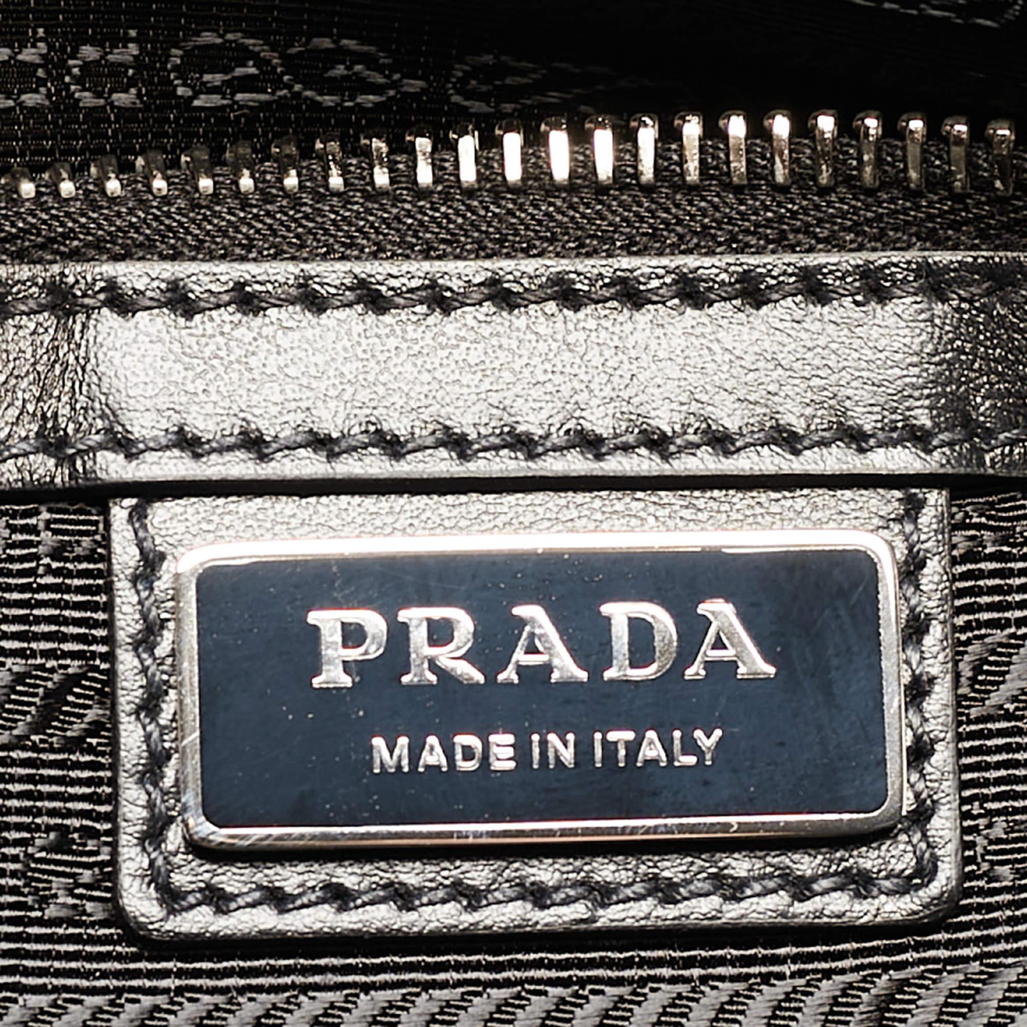 Prada Tricolor Saffiano Leather Travel Bag For Sale 1