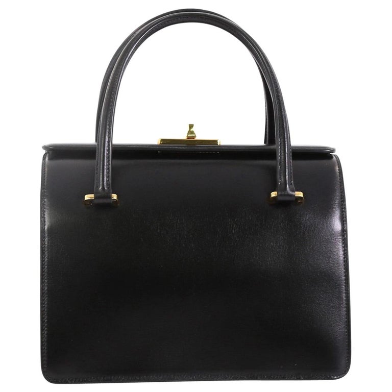 Vintage Prada Black Satin Mini Box Bag – Treasures of NYC