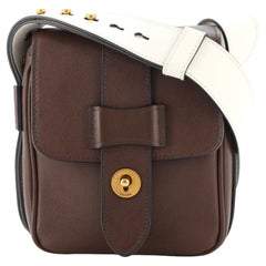 Prada Turnlock Flap Crossbody Bag Leather