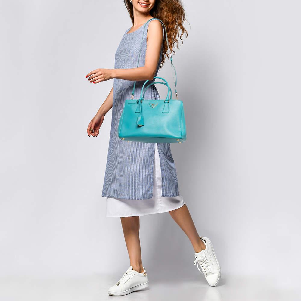 turquoise designer bag