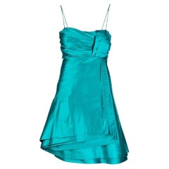 Prada Turquoise Silk Dress 