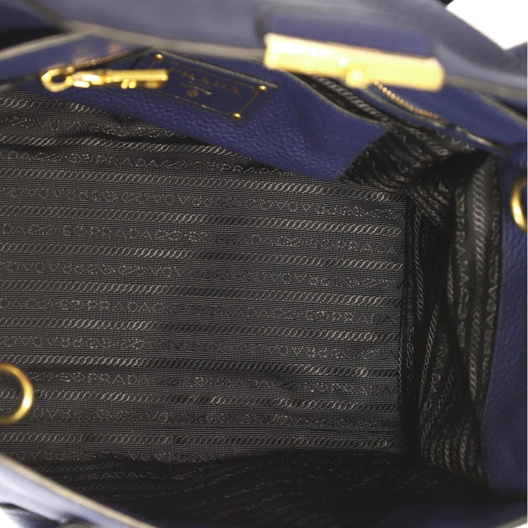 Prada Vitello Daino Side Pocket Flap Bag (SHF-aKkOkE) – LuxeDH