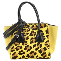 Prada Zweitasche Tote Cavallino Kalbshaar und Wildleder Klein