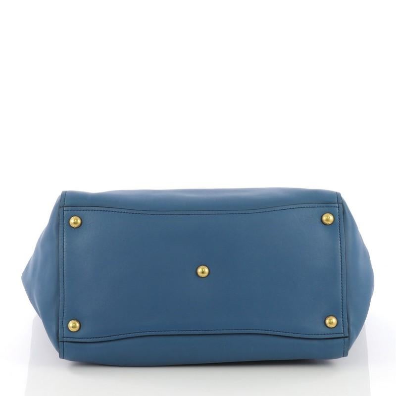 Women's Prada Twin Pocket Tote Cervo Leather Large