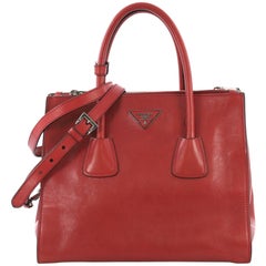 Prada Twin Pocket Tote Glace Calf Medium