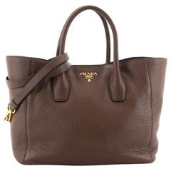 Prada Twin Shopping Tote Vitello Daino Medium