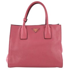 Prada Twin Shopping Tote Vitello Daino Medium