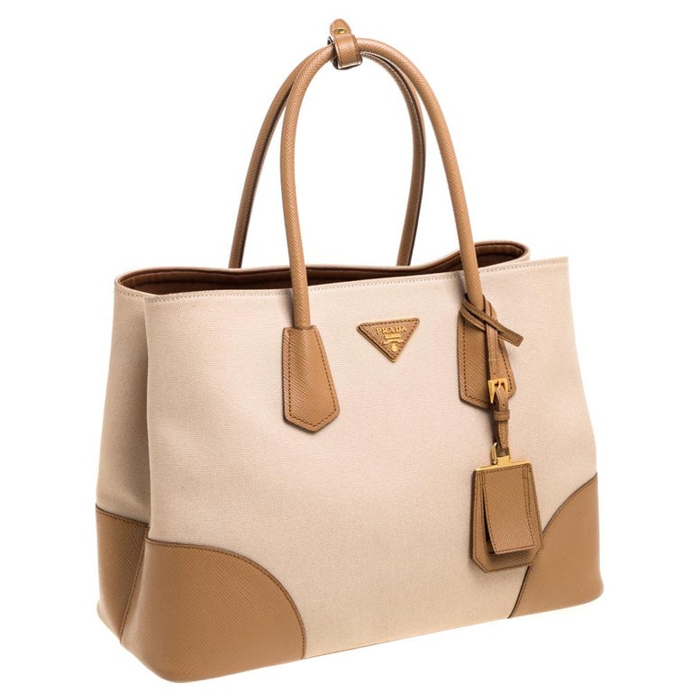 Prada Large Saffiano Cuir Double Tote – Oliver Jewellery