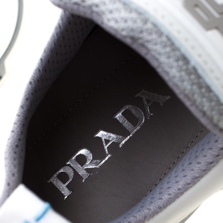 prada mechano white