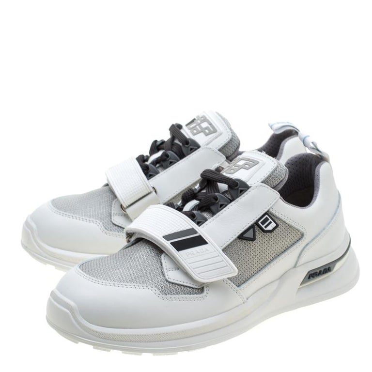 prada mechano white
