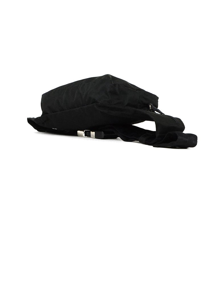 Prada Black Nylon Fanny Pack Waist Belt Bag Pouch Bum Crossbody MSRP $1290