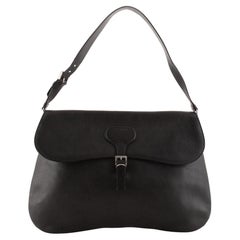 Prada Vachetta Old Flap Shoulder Bag Leather Medium