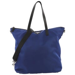 Prada Vela Convertible Tote Tessuto Medium