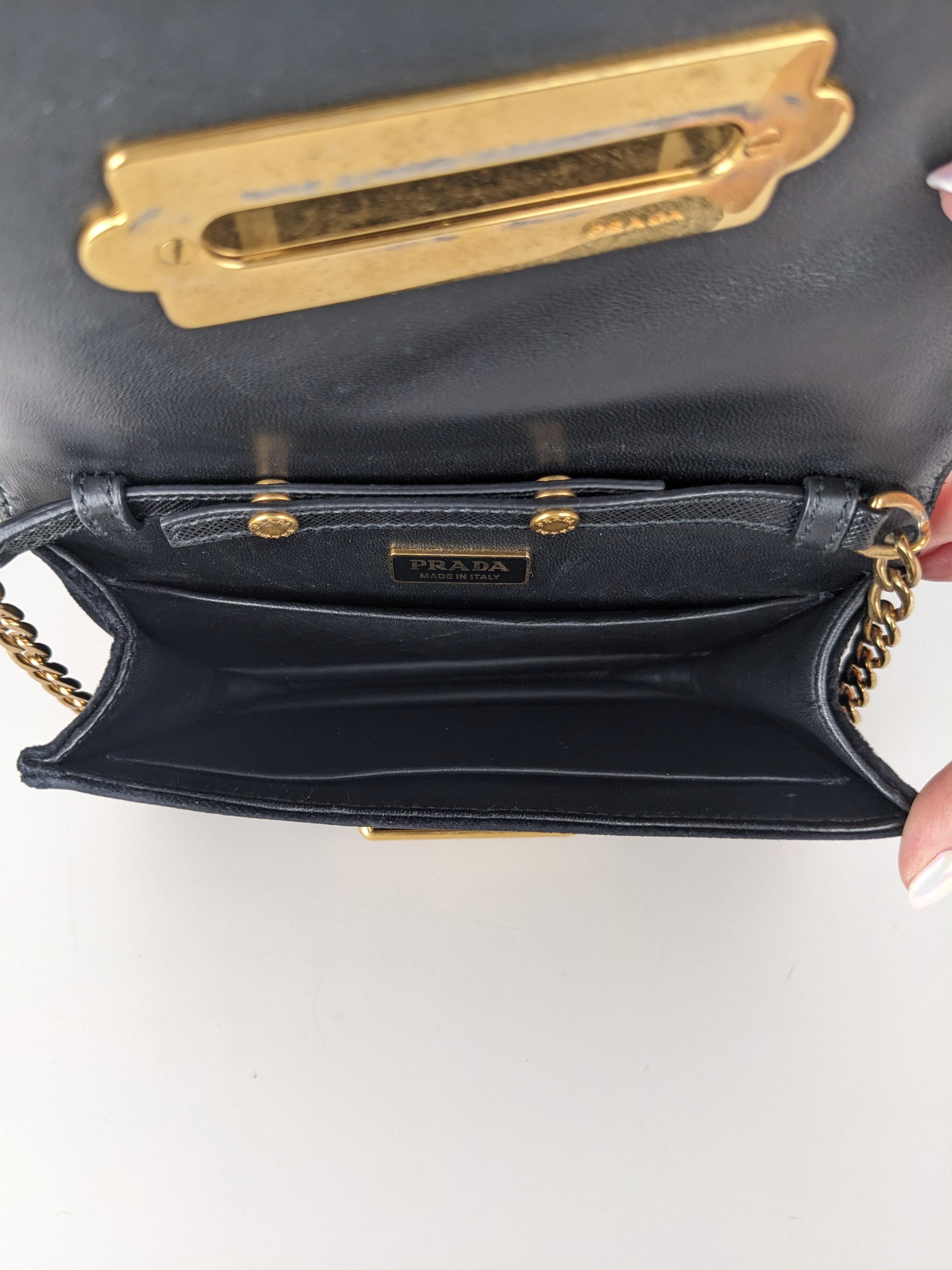 Prada Velvet Astrology Moon Stars Astrology Crossbody Bag 3