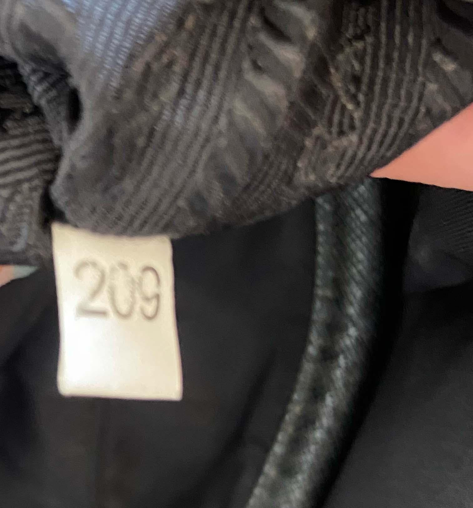 Prada Vintage 1990's Black Nylon Back Pack 3