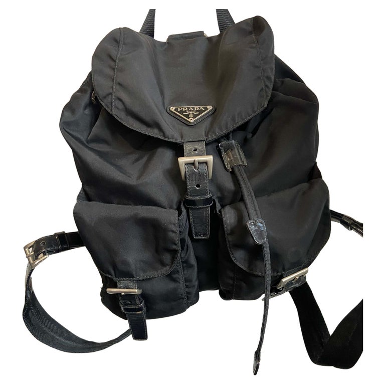 Zaini Prada Vintage Prada Zaino Nylon Nero Zaini Prada In