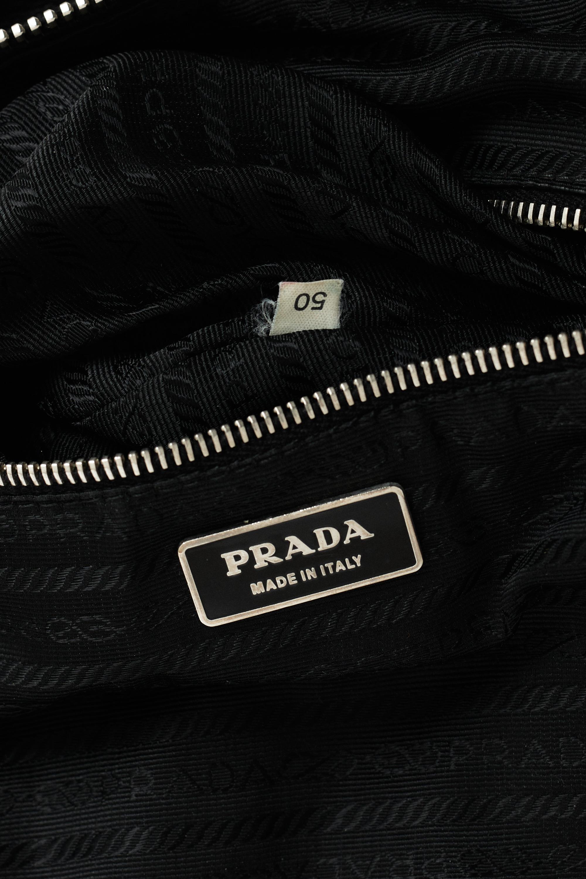 Prada Vintage 1990’s Bowler Leather Bag 2