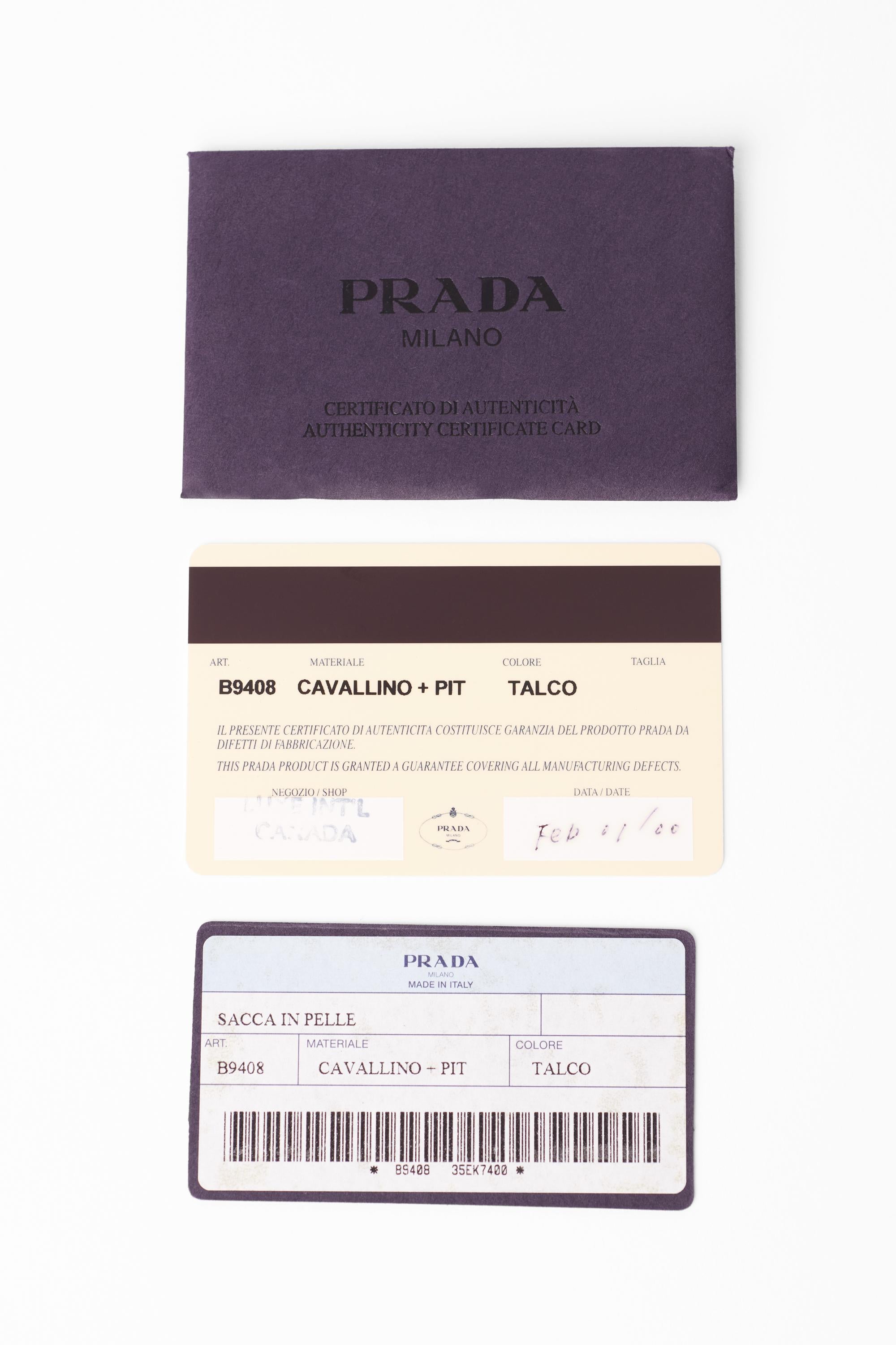 Prada  Vintage 1999 Fur Shoulder Bag 5