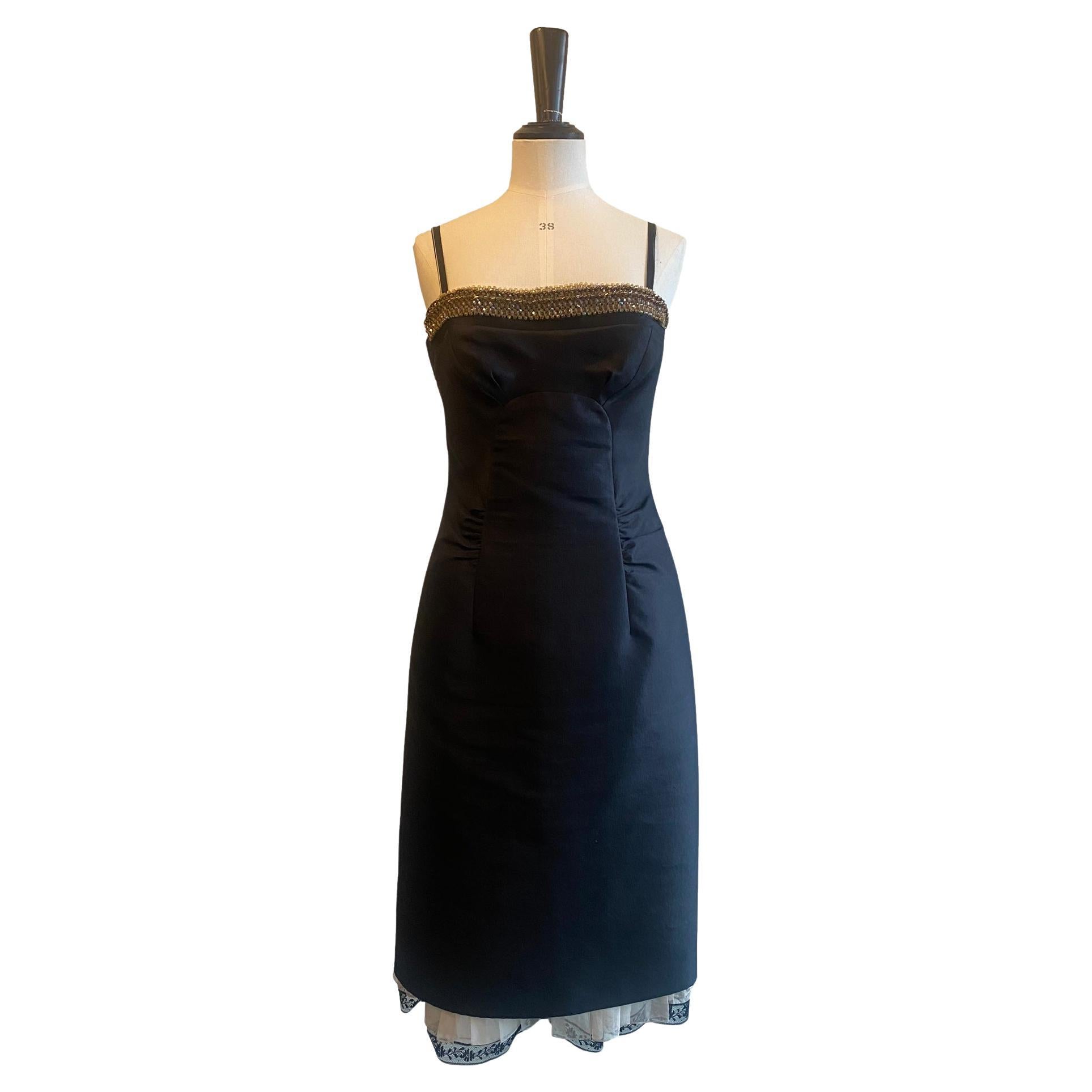 Prada Vintage Beaded Dress For Sale