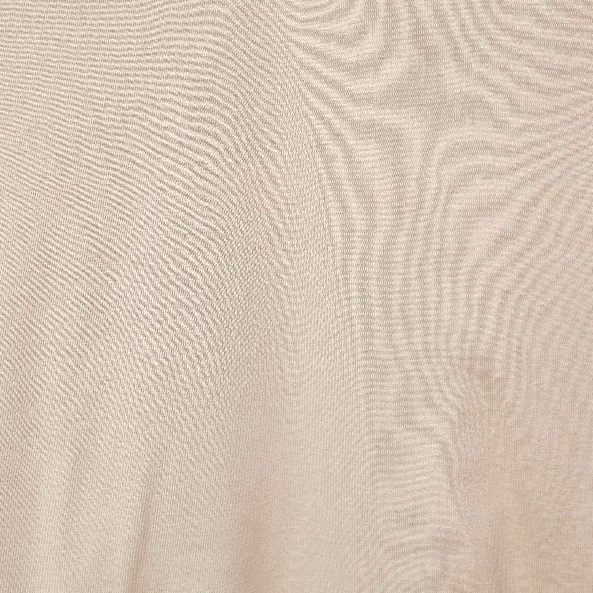 Prada Vintage Beige Cotton Polo T-Shirt M In Good Condition In Dubai, Al Qouz 2