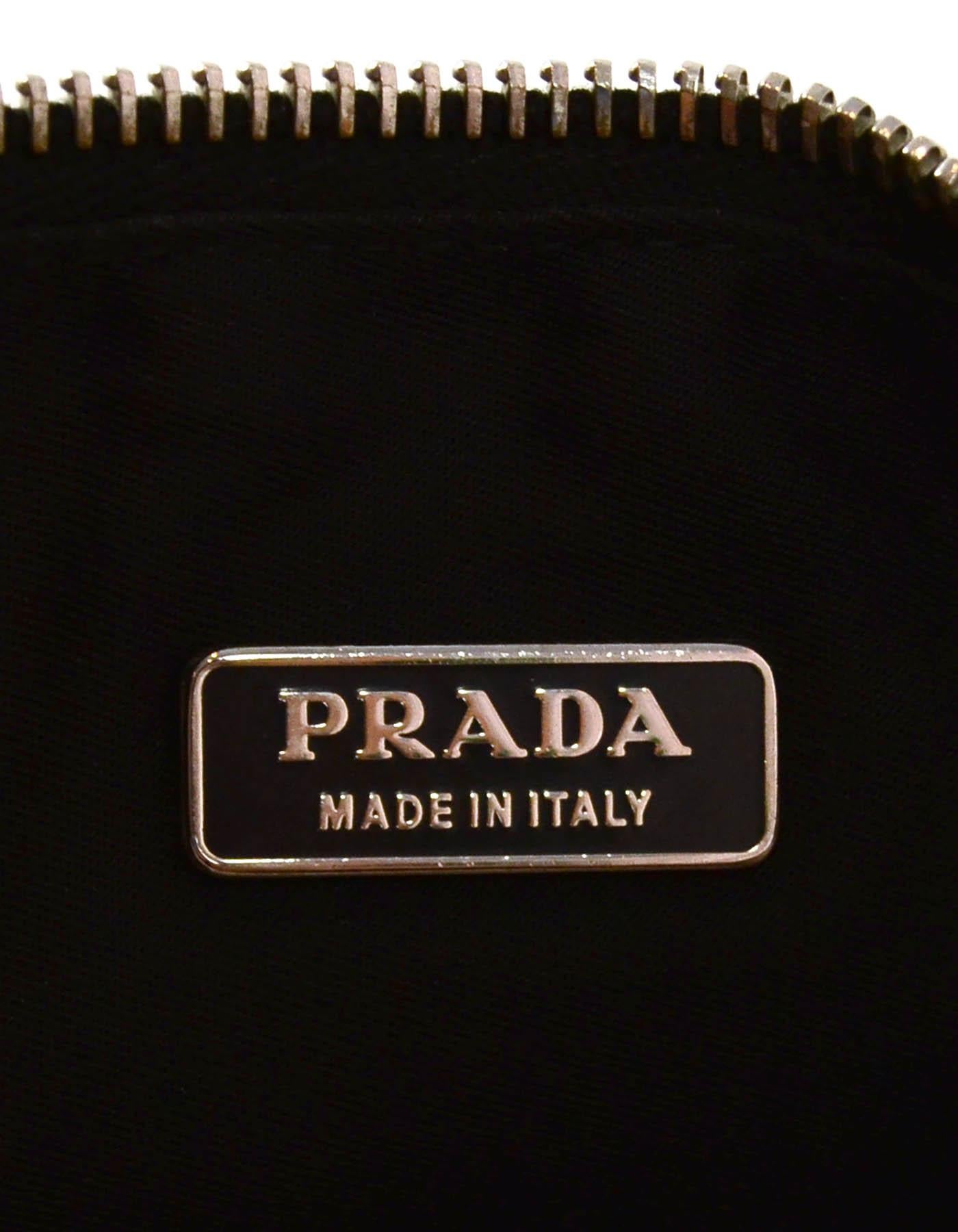 Women's Prada Vintage Black Nylon Baguette Pochette Bag