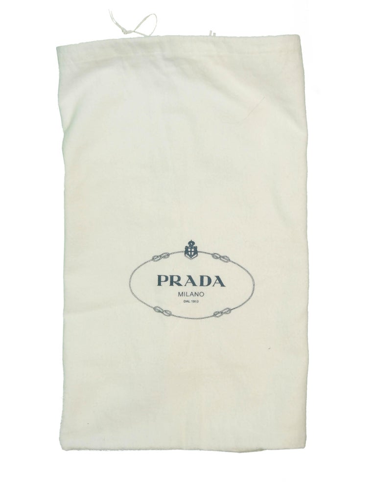 Prada Vintage Pochette Shoulder Bag Small Black Baguette