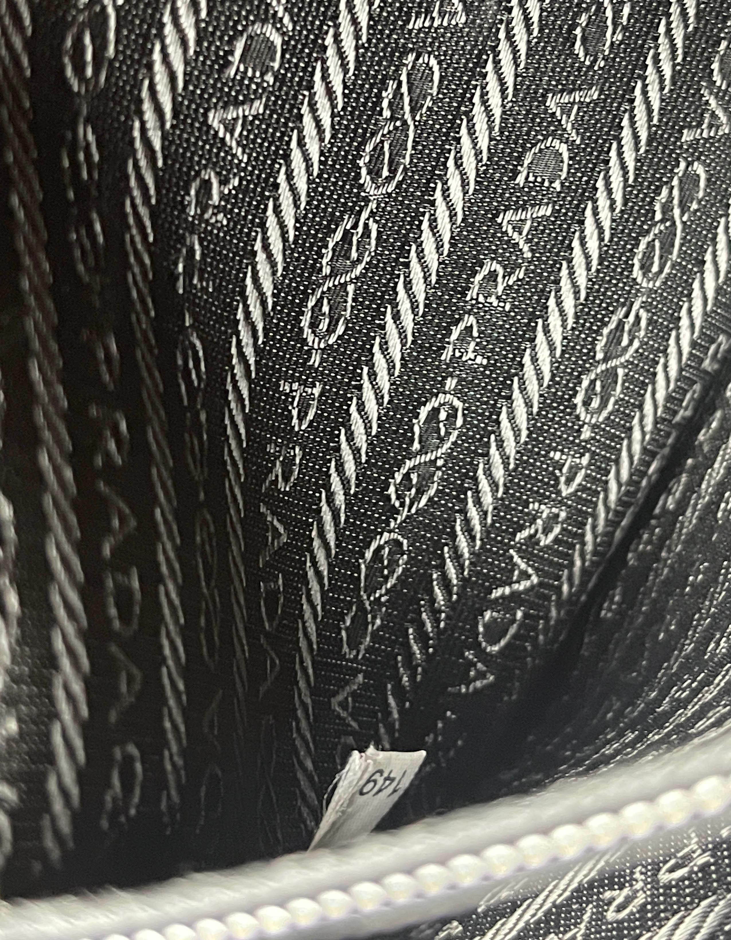 Prada Vintage Black Tessuto Nylon Handbag 4