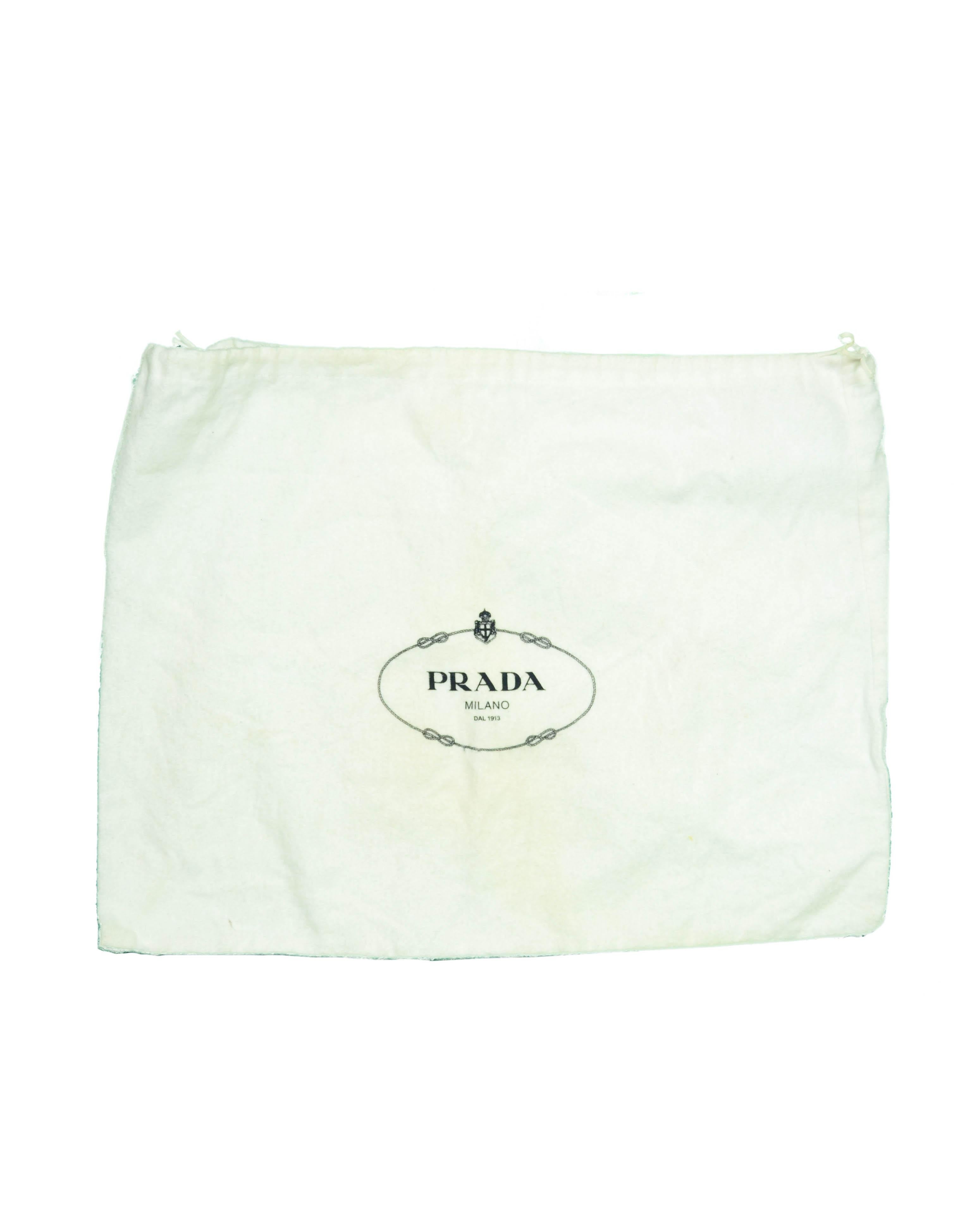 Prada Vintage Black Tessuto Nylon Mini Backpack Bag 1