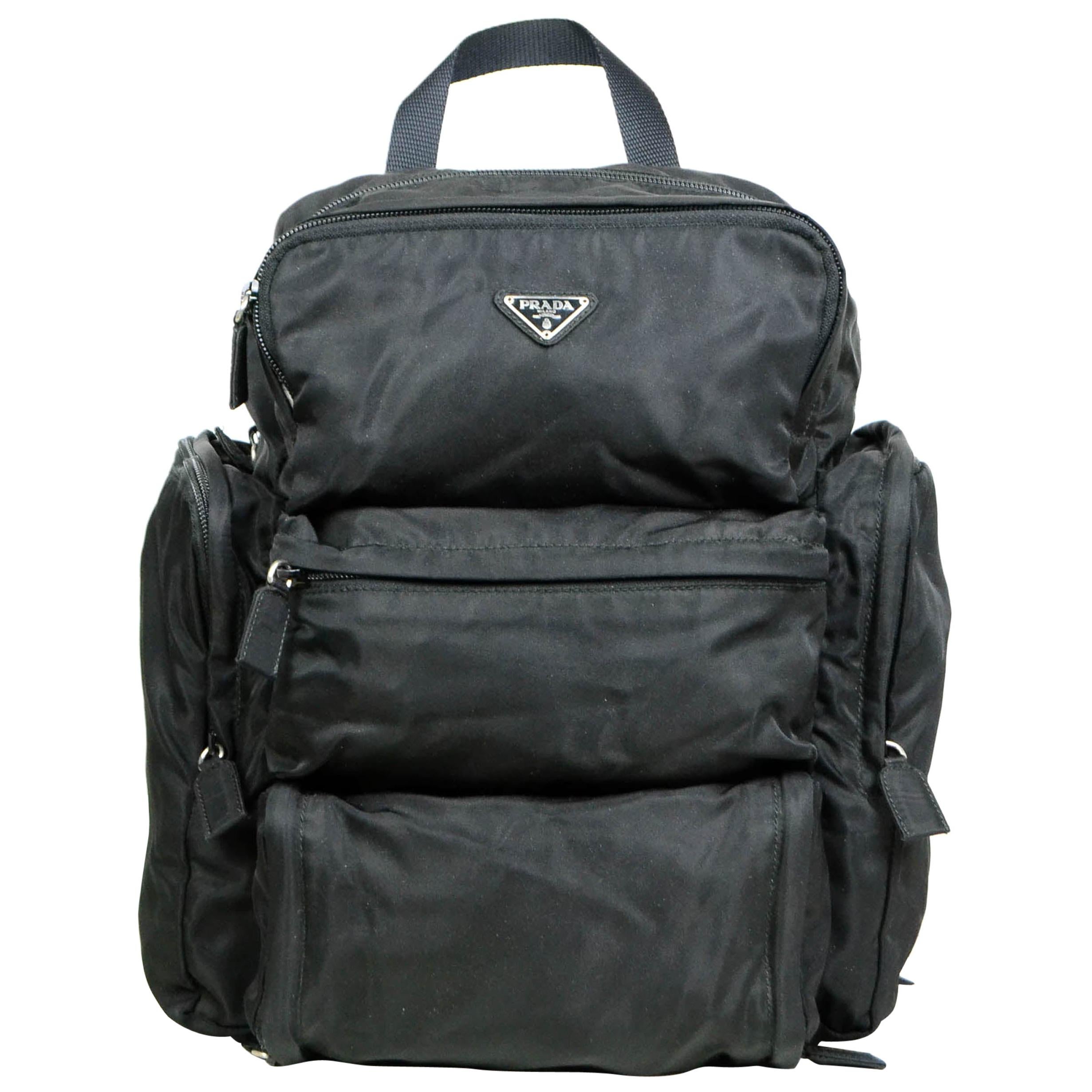 Prada nylon backpack sale 2025