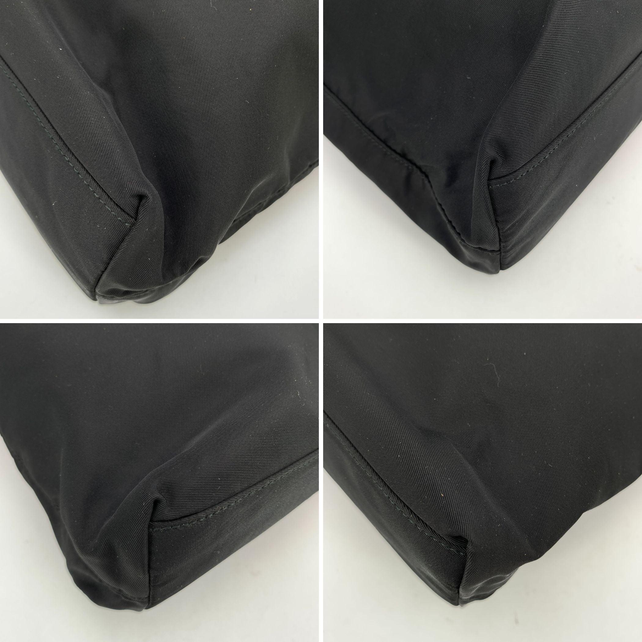 Prada Vintage BlackTessuto Nylon City Tote Handbag For Sale 1