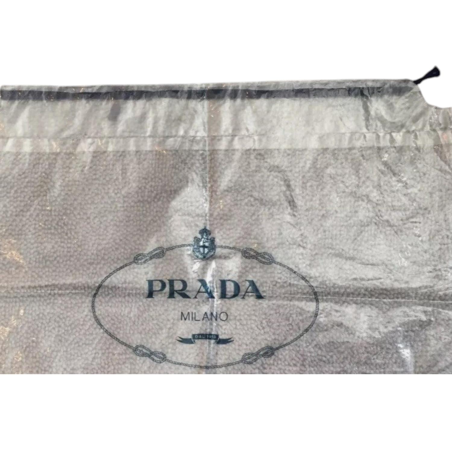 Prada Vintage Borsa Nero Tessuto Zipped City Tote B4680 For Sale 3