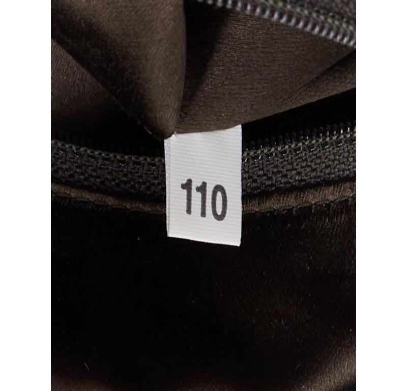 PRADA Vintage brown satin leather beads embroidered top handle bag en vente 6