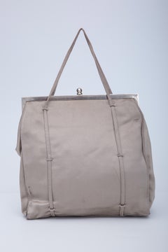 Prada Vintage Gold Satin Raso Framed Bag