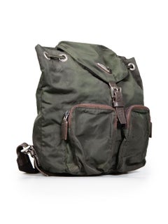 Prada Vintage Green Re-Nylon Backpack