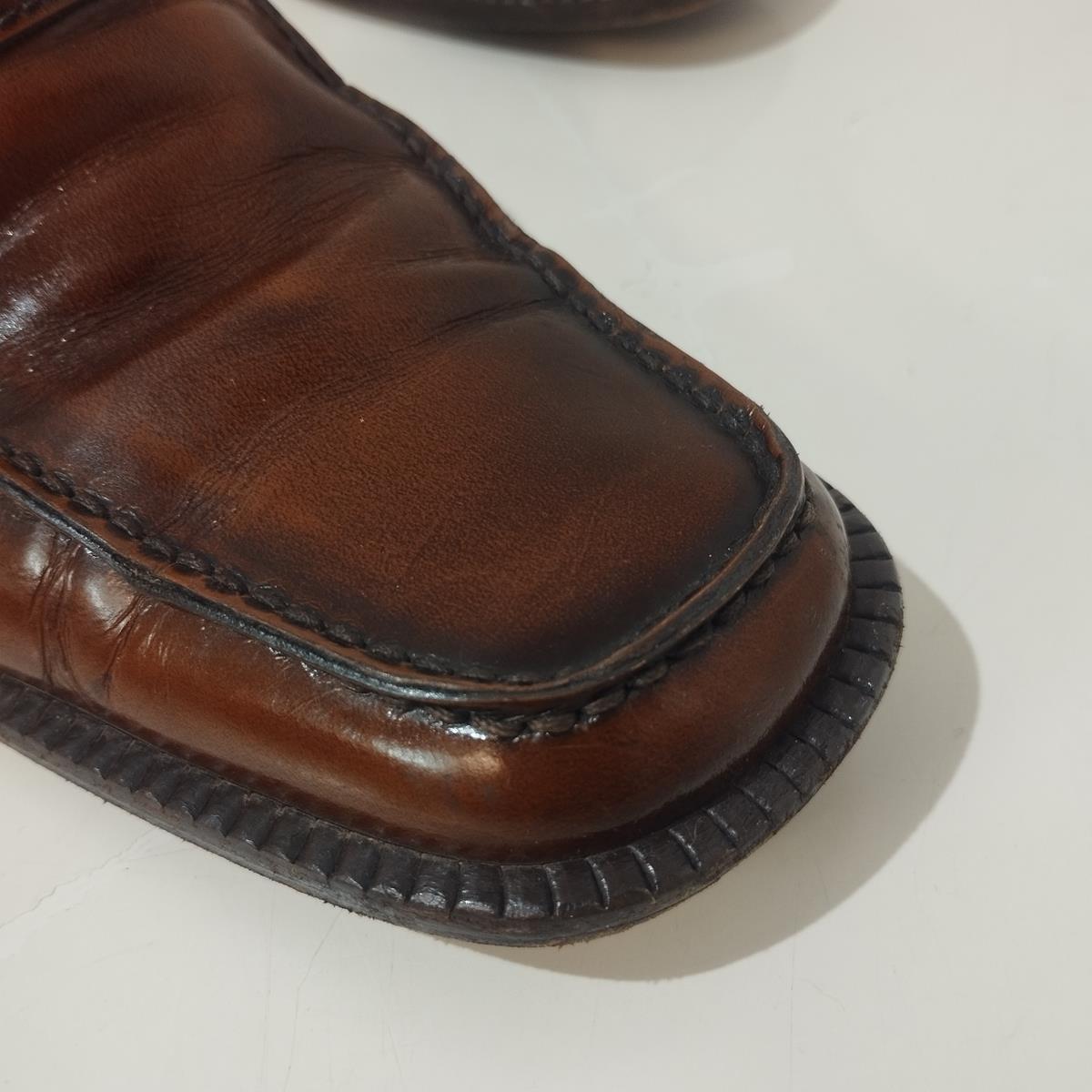 Black Prada Vintage Leather Sabot It 38, 5