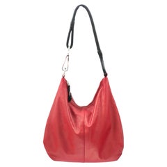Prada Vintage Nappa Beach Rosso Nero années 2000