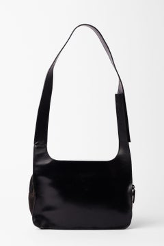 Prada Vintage S/S 1999 Grey Wool Crossbody Bag