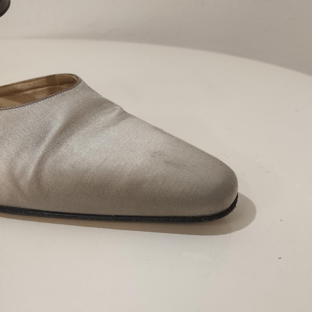 Gray Prada Vintage Shoes IT 38, 5 For Sale