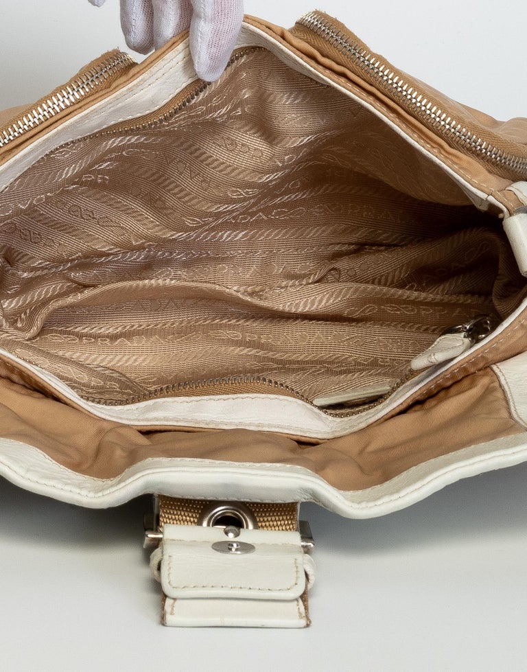 Vintage prada bag beige Clearance