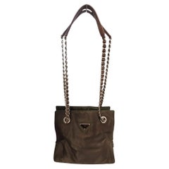 Prada Vintage Tessuto Nylon Catena Chain Shoulder Bag