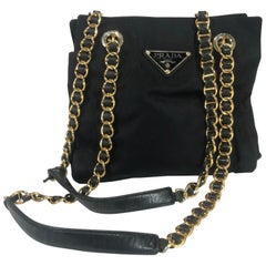 Prada Vintage Tessuto Nylon Messenger Bag