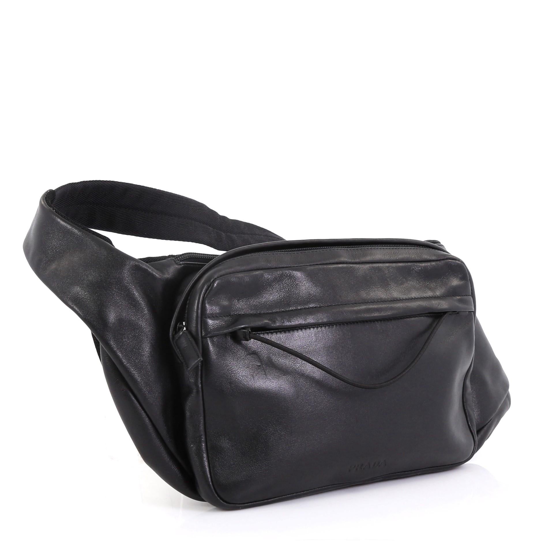 vintage prada waist bag