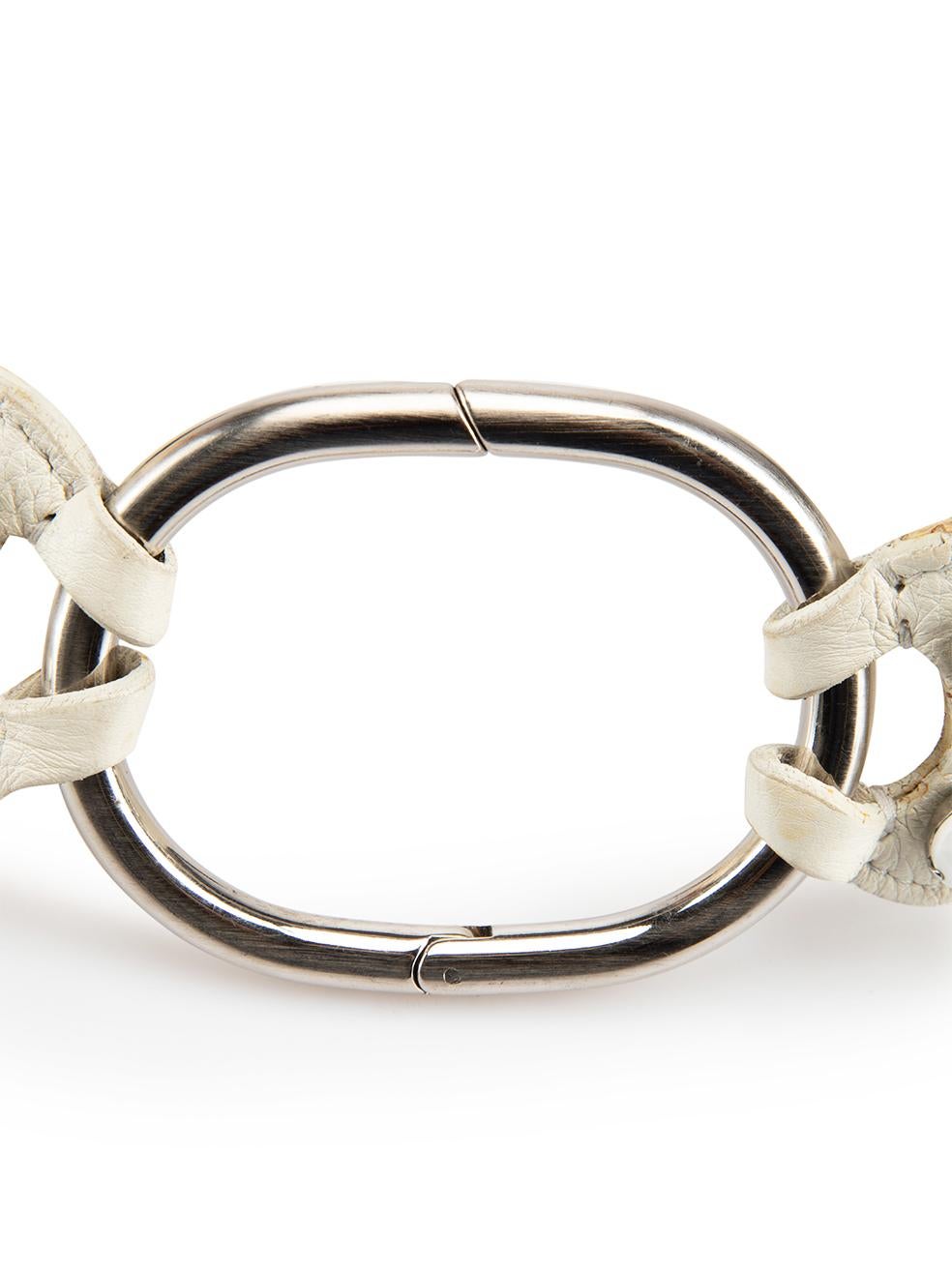 Women's Prada Vintage White Crystal Accent Belt For Sale